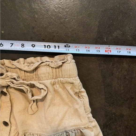 Universal Thread Paperbag Waist Linen Blend Midi Skirt - Picture 9 of 10